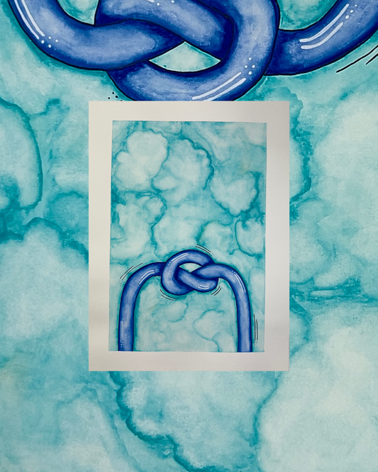 Knotted Colour Study - 'Sadness'