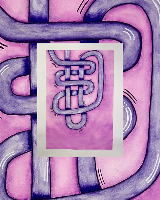Knotted Colour Study - 'Fear'