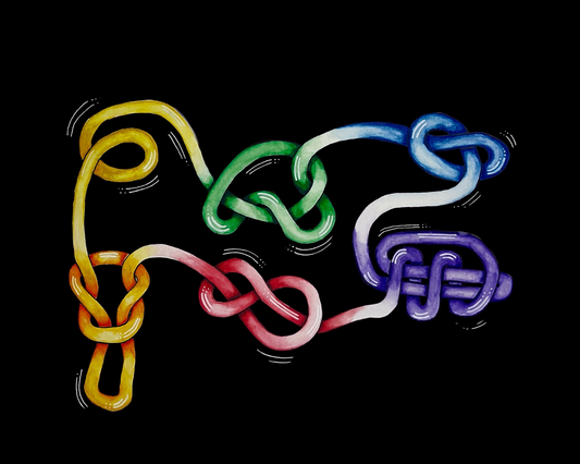 Knotted Colour Study - 'Emotional Connections'