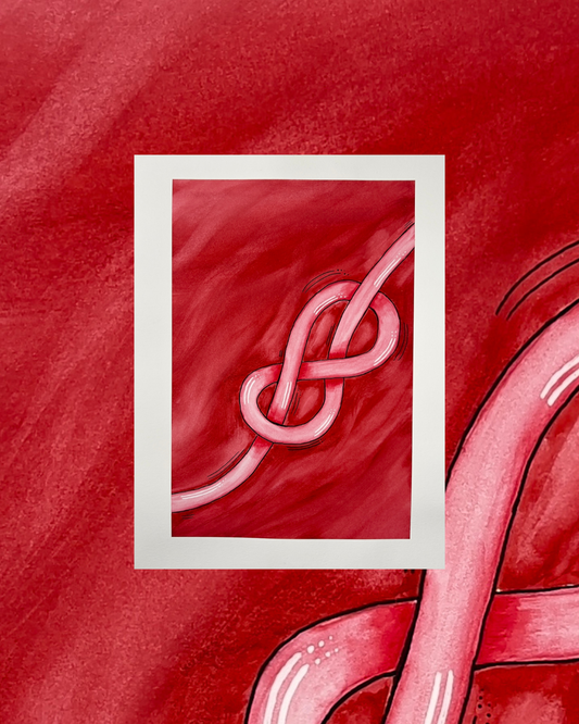 Knotted Colour Study - 'Anger'